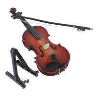 Mini Violín De Figura Elegante Y Retro Para Decoración De Habitaciones Y Estanterías Regalo Para Amantes De La Música Material De Resina - details 3