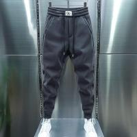 Pantalones De Veludo Grueso Para Hombre Moda Callejera Otoño Invierno Talla Grande Pantalones Anchos Para Jovenes Gimnasio Estilo Casual Con Bolsillos - details 6