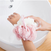 1Pc Esponja De Ducha Suave Con Red Malla Para Crear Bolitas De Jabón Exfoliante Para El Cuerpo Y Limpieza De Espalda Accesorio De Baño - details 1