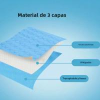 Alfombra De Enfriamiento Para Mascotas Tamaño Pequeño Para Perros Y Gatos Sillón De Hielo De Seda Húmeda Alfombra De Verano Para Animales Pequeños 5 Tamaños Disponibles - details 13