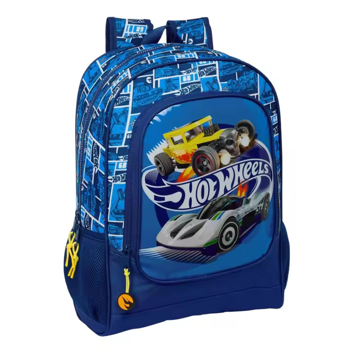 MOCHILA ADAPTABLE A CARRO HOT WHEELS "SONNY" 32X42X14 CM (Safta 612438522) - 1