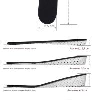 2PCS Almohadillas De Suela Elevadora De Espuma De Memoria Transpirable Y Duraderas Para Hombres Y Mujeres Insertos De Tacón Para Zapatos - details 6
