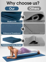 Alfombra De Yoga Antideslizante De 3mm EVA Para Gimnasia Y Pilates Equipamiento Deportivo Fácil De Transportar Y Plegable - details 2