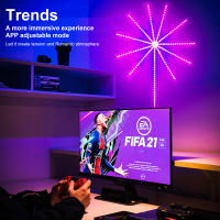 LED Strip Lights Firework Smart Con Control Remoto Y App Sincronización Con Música Para Decoración De Habitaciones Y Fiestas Navideñas - details 2