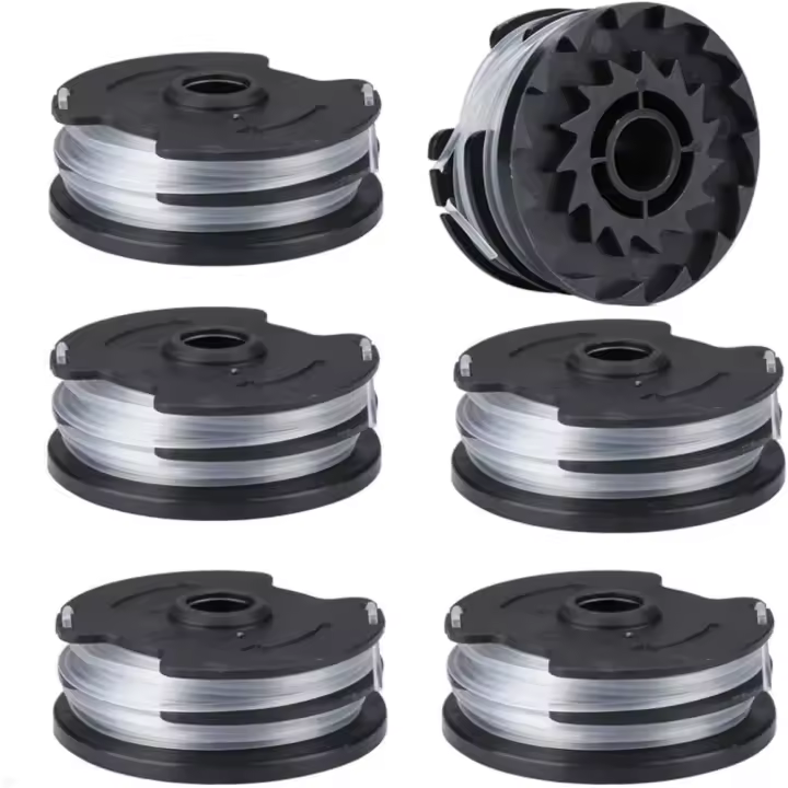 Accesorios para cortacésped, cabezal de corte, carrete Moritale para desbrozadora Parkside LIDL Akku PRTA 20-Li C3 A1 B2 PRT 550 A1 A3 PRT 300 A1 (6 piezas) - 1