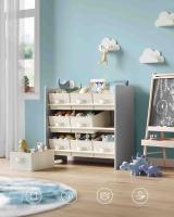 Estantería Infantil para Juguetes con 9 Cajas de Almacenamiento de Tela No Tejida - Espaciosa y Organizada, 29.5x62.5x60 cm - details 7