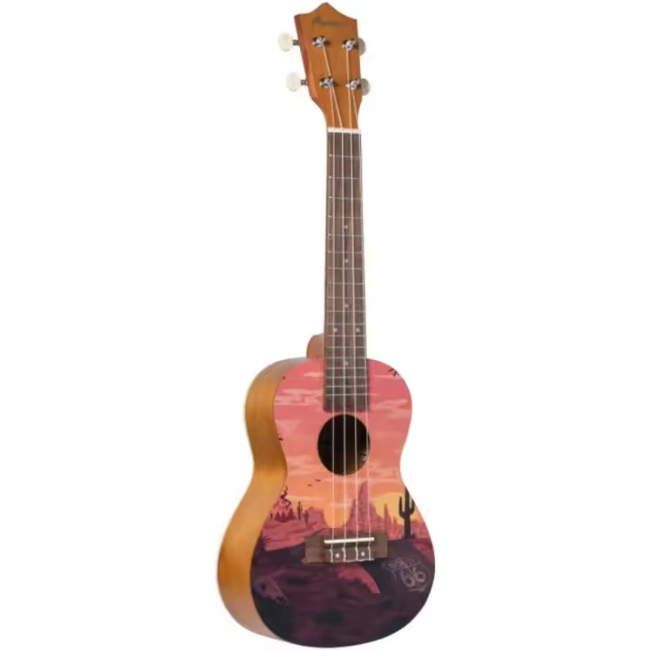 Ukelele Soprano Bamboo B1E-R66 Sunset - 1