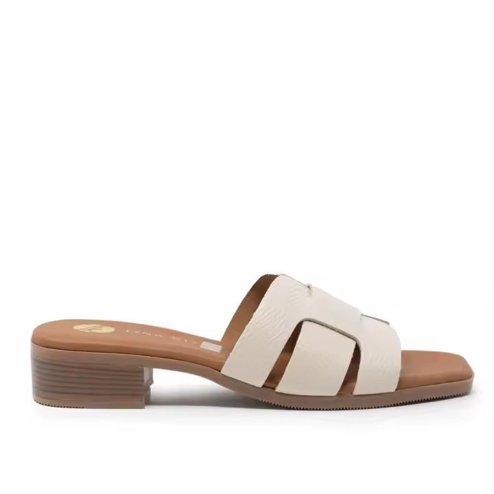 Sandalias planas de Mujer TINA KIZ 5600 HIELO PALA ENGARZADA HIELO 35147 25V - 1