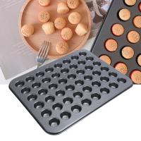 Molde Para Cupcakes Redondos Mini 48 Piezas Horno a Gas Y Eléctrico Antiadherente De Acero Carbono Uso En Cocina Y Hogar - details 1