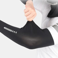 Mangas De Correr Y Pesca En Color Sólido Protección Solar Verano Mangas De Hielo Para Ciclismo Y Deportes Al Aire Libre Secado Rápido Transpirables Para Hombres - details 7