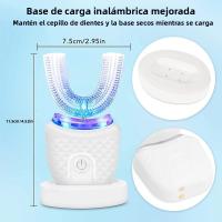 Cepillo De Dientes Eléctrico En Forma De U Ultrasonido 360 Grados Para Adultos Cepillo De Silicona Automático Blanqueador - details 1