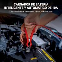 12V Arrancador de baterias de Coche，Jump Starter con Linterna LED de Emergencia, Espera Larga, Carga Rápida - details 4