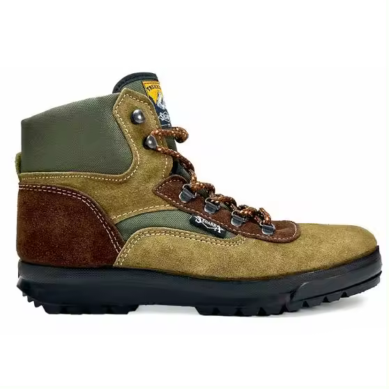 3050 Bota Trekking Segarra Kaki-Marrón para Senderismo, Aislante y Antideslizante - Ideal para Climas Templados, Fabricada en España - 1