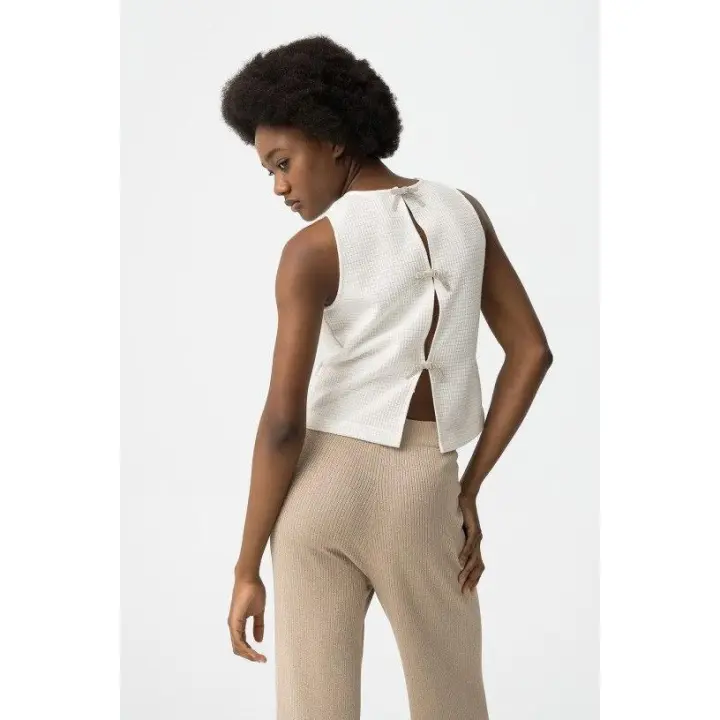 Marcas Mujer Ropa Tiffosi Tiffosi mujer Camisetas y tops  Top -Tiffosi- Browie blanco - 1
