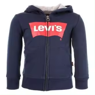 Levi's Sudadera 19ENN17007 con Capucha Ajustable 100% Algodón Niño - 1