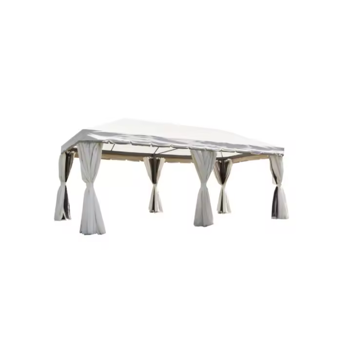 6x3 m MOIA Mosquito Gazebo conjunto de cortina de aluminio - 1