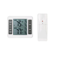 Termómetro Digital Inalámbrico Con Sensor Para Nevera Alarma De Temperatura Para Interior Y Exterior Uso Doméstico Y En Jardín - details 1
