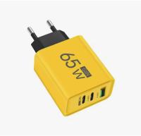 Cargador de GaN Tipo C PD Con 3 Puertos USB Adaptador De Carga Para El iPhone 15 14 Xiaomi Samsung Compatible Universal - details 3