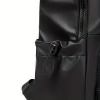 Mochila para hombre de 15,6 pulgadas, mochila de viaje, bolso informal para computadora, bolso escolar para estudiantes de tendencia de moda de estilo coreano, bolso para computadora - details 8