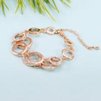 Ouran Pulsera Anillo Pulsera de Cadena para Mujer Pulsera de Plata chapada en Oro para niñas - details 1