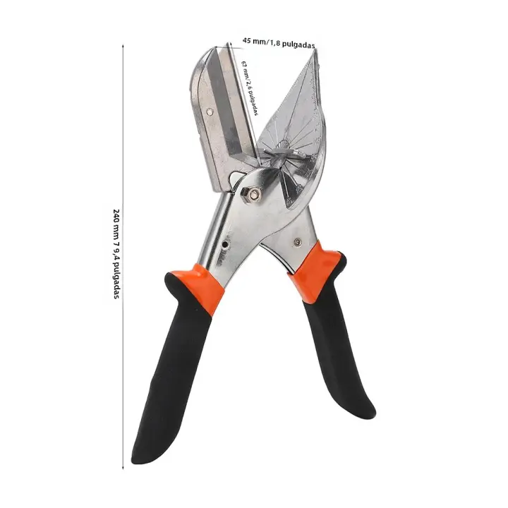 Tijeras De Ángulo Para Carpintería SK-5 Acero Hoja Cortadora Portátil Para Trabajos Manuales Y Madera Rango De Ángulo 45-135 Grados - 1