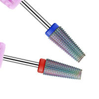 Broca De Uñas De Carburo 5 En 1 Tungsteno Para Remoción De Polvo De Gel De Uñas Accesorios De Manicura Herramientas Eléctricas - details 0