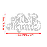 Spanish Happy Birthday Heart Love Bow Alphabet Bear Cherub Metal Cutting Dies Stencils Para Scrapbooking Y Embossing - details 30