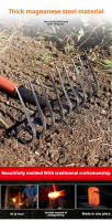 Rake Multifuncional De Acero Mángano Resistente Y Duradero Para Jardín Herramienta Agrícola Con Mango De Madera Outil De Jardinage - details 4