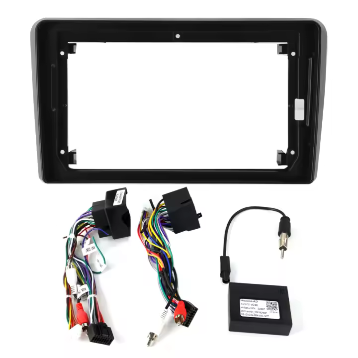 Marco De Radio De Coche 9 Pulgadas Para Audi A3 8P S3 RS3 2003-2012 Panel Estéreo Auto Montaje En La Parte Superior Del Tablero Kit De Marco De Carcasa Bezel - 1