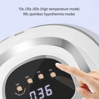 Lampara UV LED LINMANDA SUNX21 Para Secado De Uñas Con 72 Piedras De Alta Potencia 320W Herramientas Profesionales De Arte De Uñas - details 2