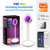Lámpara de Pie RGB con Control Remoto de Aplicación, Proyección de Arco Iris, Luz de Atenuador y Transmisión en Vivo - details 17