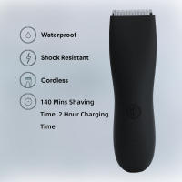Afeitadora Eléctrica Para Hombres Recargable Trimmer De Cabello Intimo Para Areas Pubicas Y Corporales Epilador De Cuerpo Con Accesorio De Afeitar Seco Y Humedo - details 11