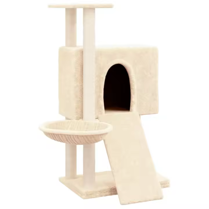 Rascador para Gatos con postes de ISAL crema 96 cm - 1