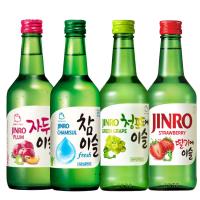 Soju Jinro - Green Grape, Chamisul, Strawberry, Plum - 350ml - Pack 4 unidades - details 0
