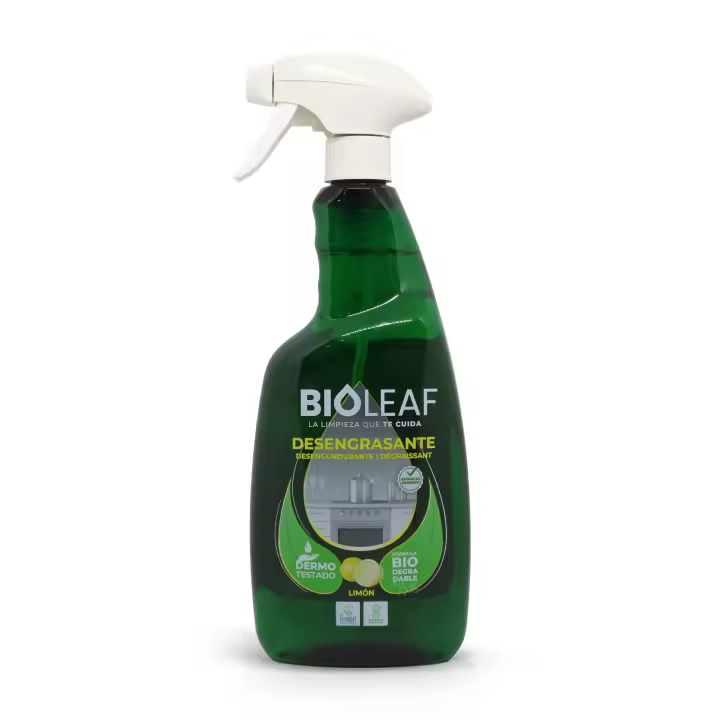 BIOLEAF | Desengrasante Ecológico para Cocina | Eficaz Contra Grasa Difícil | Aroma a Limón | Seguro y Potente para Hogares | 750ml - 1