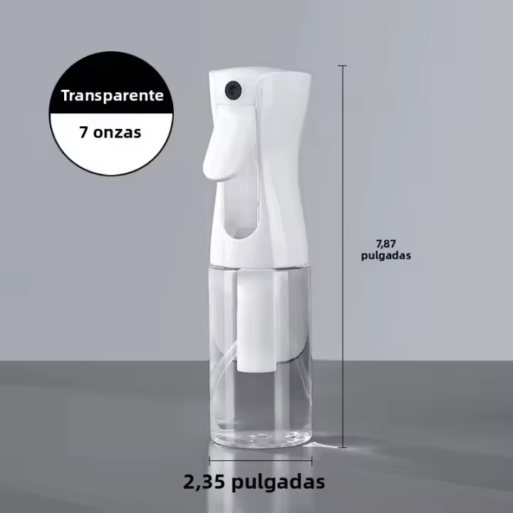 Botella De Spray Para El Cabello Ultra Fina Con Mister Continuo Para Peinado Limpieza Plantas Hidratación Facial - 1