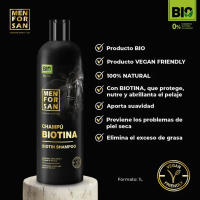 Champú de Caballo con Biotina Menforsan 1 Litro - Cuida y Fortalece el Pelaje de tu Caballo - details 0