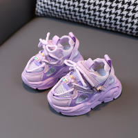 Zapatos Deportivos Transpirables Para Niños Y Niñas Con Suela Suave Para Primavera Otoño Caminar Y Correr Zapatos Casuales De PU Para Edad 7-13 - details 6