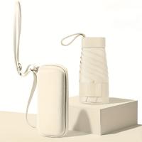 Paraguas Mini Conveniente Portátil Protección Solar Y De Lluvia 99% Tamaño Único Material De Tela De Nylon 190T Plegable Cinco Vezes - details 18