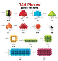 Juguetes De Bloques De Construcción DIY Para Niños Educativos Interactivos De Modelado Con Bloques Interconectables Para Niños Pequeños Asamblea Familiar - details 15