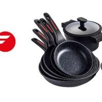 Fagor Alutherm - Set Sartenes 20 + 26cm, Aluminio Fundido, Antiadherente Bicapa, Todo Tipo de Cocinas, Inducción, Diseño Ergonómico, Fondo Difusor - details 0