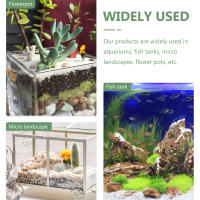 Plantas Artificiales Para Acuario Decoraciones De Terrario Pequeñas En Plástico Para Tanque De Peces Accesorios Para Acuario - details 5