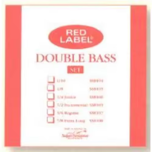 CUERDAS CONTRABAJO-Super Sensitive (Red Label 810) (Juego Completo) Medium Bass 4/4 - 1