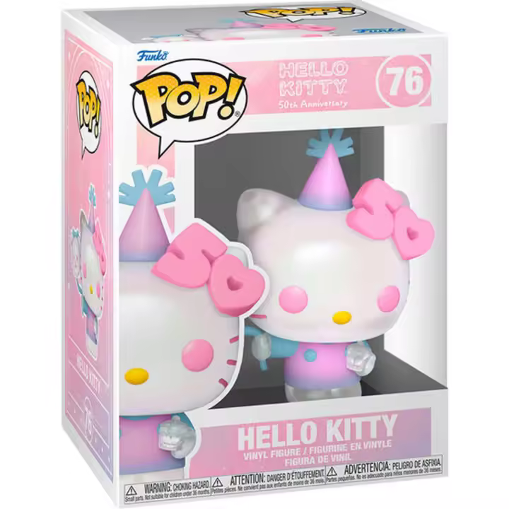 Funko - Figura Pop Sanrio 50Th Anniversary Hello Kitty - Funko Pop Coleccionable De Edición Limitada - Funko Pop Diseño Detallado Y Realista - Funko Pop Ideal Para Regalo - Funko Pop Gran Variedad De Personajes - 1