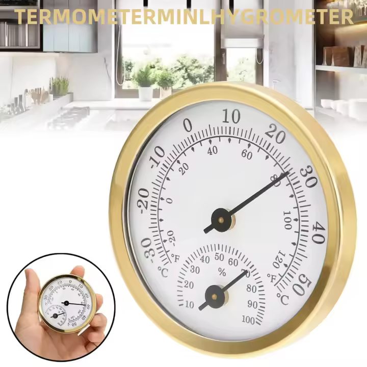 Mini Termómetro Y Higrómetro De Puntero Tipo Sensor Electrónico Para Medición De Temperatura Y Humedad En El Hogar - 1