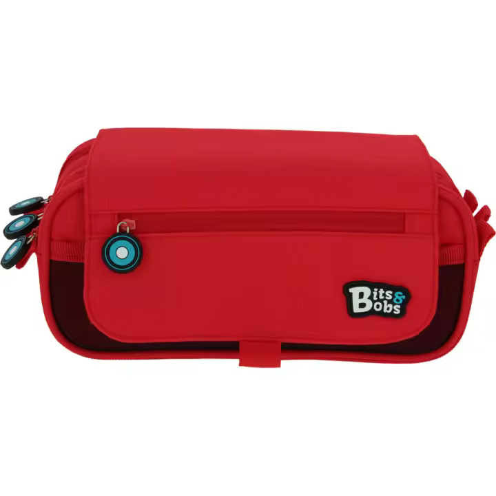GRAFOPLAS PORTATODO TRIPLE BITS&BOBS ROJO BITS&BOBS 14x12x22 Cms. - 1