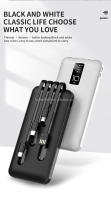 Power Bank 10000mAh Cargador portátil de Alta velocidad con 4 cables USB - details 0
