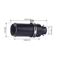 Accesorios De Motocicleta Universal En Acero Inoxidable Modificar Escape Project Muffler 51mm 60mm Para TNT125 GPR150 MT15 R25 XMAX125 250SR PCX - details 4