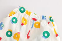 Conjunto De Ropa Infantil Para Bebés Niños Y Niñas Estilo Casual Verano Con Estampado De Letras Camiseta Y Shorts Moda Infantil Unisex Talla Ajustada Material Algodón Y Spandex - details 7