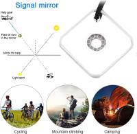 Espejo De Señal De Sobrevivencia: Reflector De Luz Del Sol Para Senderismo Camping Emergencias Primeros Auxilios 1PC Herramientas De Sobrevivencia - details 1